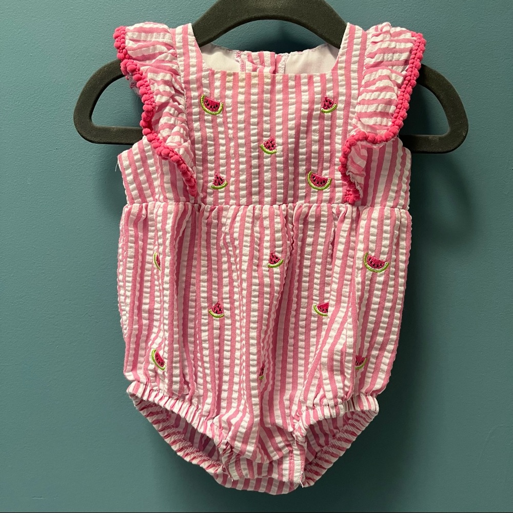 NEW Watermelon romper 9M
